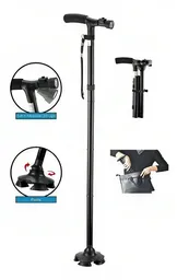 Baston Trusty Cane Ortopedico Plegable Con Linterna