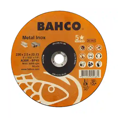 Disco Corte Metal 4 1/2 Bahco