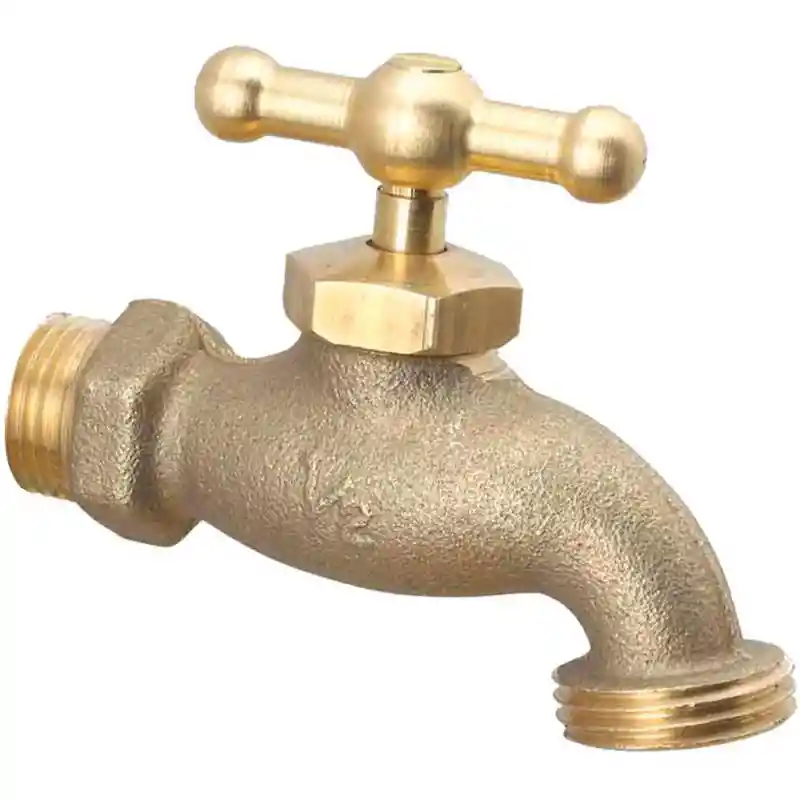 Llave Jardín 1/2 Pulgada (1,27 Cm Diámetro Entrada) X 3/4 Pulgada (1,90 Cm Diámetro Salida) Bronce, Grival