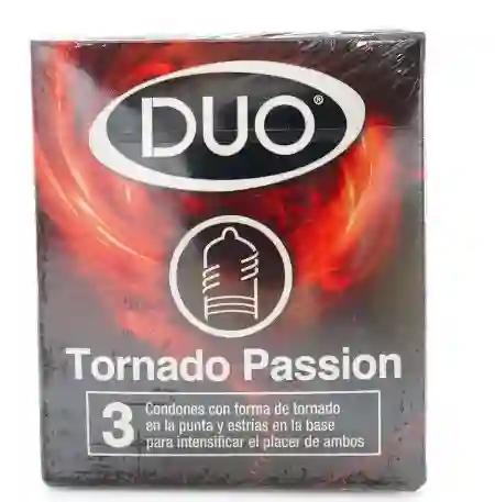 Preservativo (duo) Tornado Passion Caja