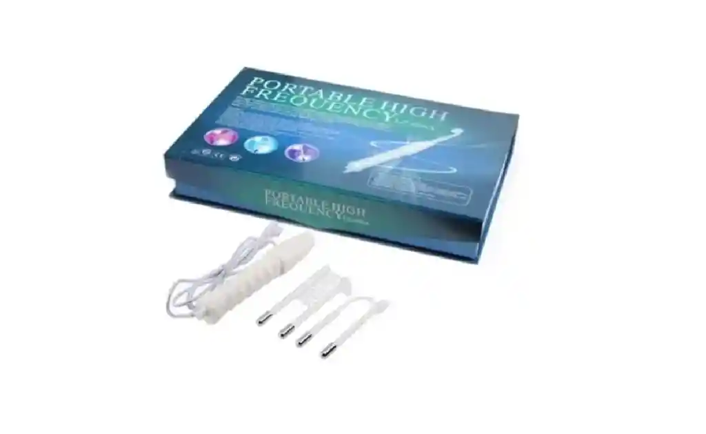 Alta Frecuencia Portátil Facial Y Corporal 4 Electrodos