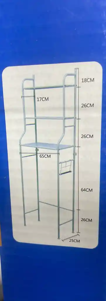 Organizador De Lavadora Estantes Mueble Ahorrador De Espacio