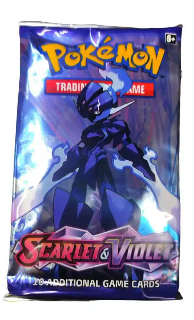 Sobre Cartas Pokémon X10 Tarjetas Scarleviolet