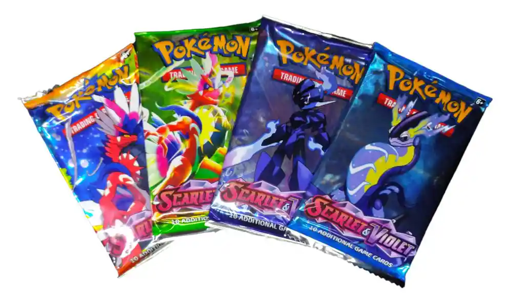 Sobre Cartas Pokémon X10 Tarjetas Scarleviolet