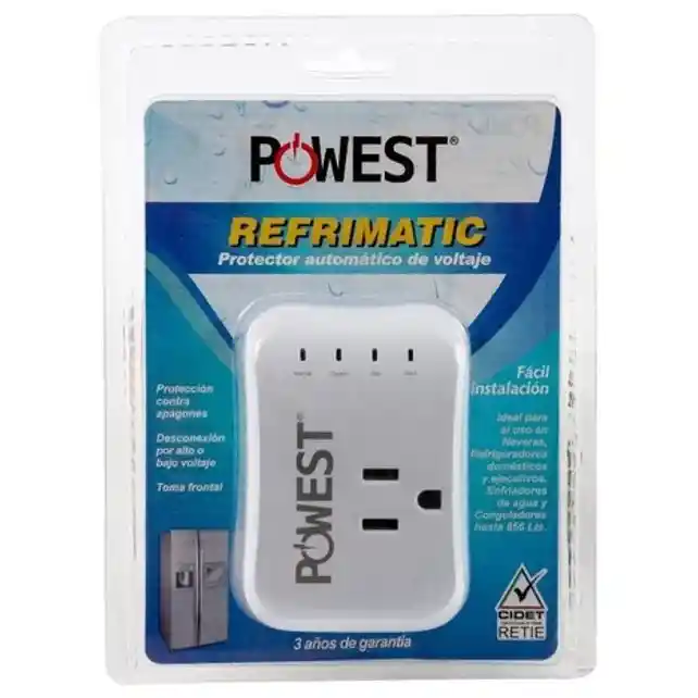 ⭐️protector De Voltaje 120v 10a Refrimatic Para Nevera, Congela🔌⚡️