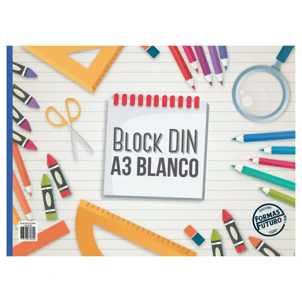 Block Din A4 X 20 Hojas Bond - Sin Rotulado