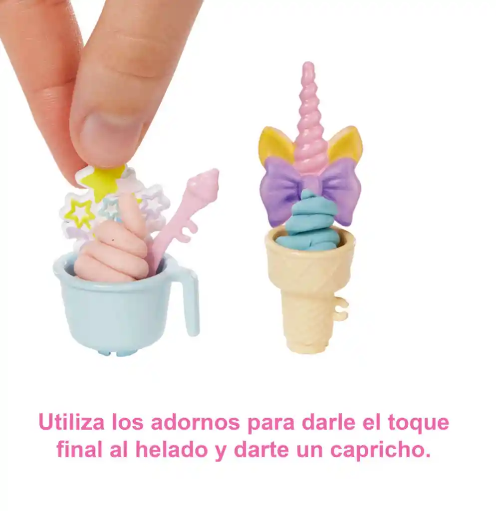 Set De Barbie Careers Heladería Con Muñeca Hcn46