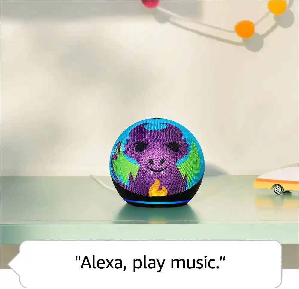 Asistente Virtual Alexa Echo Dot 5ta Gen Para Niños