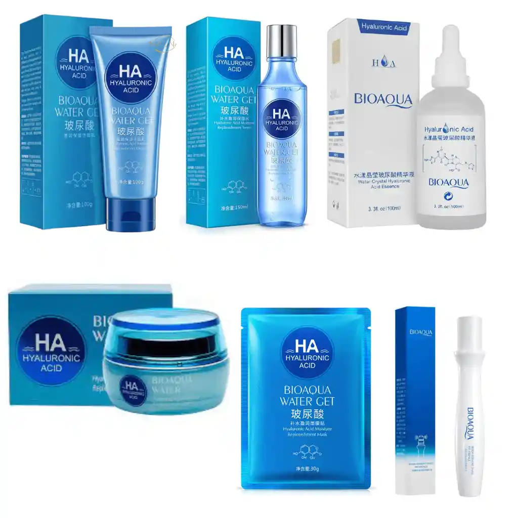 Kit Facial Acido Hialuronico Bioaqua X6