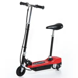 Patineta Eléctrico Plegable 120w Rojo