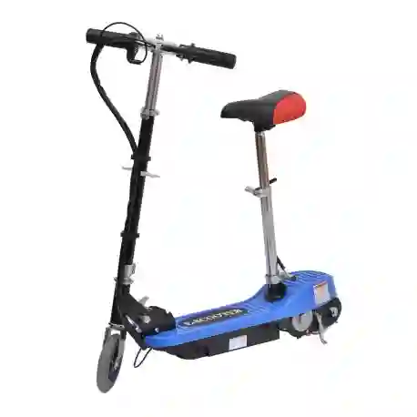 Patineta Eléctrico Plegable E-scooter Azul Batería 120w