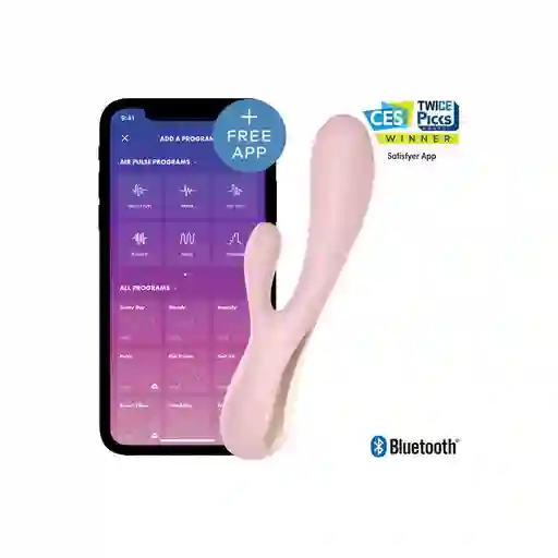 Vibrador Mono Flex Rosado Satisfyer