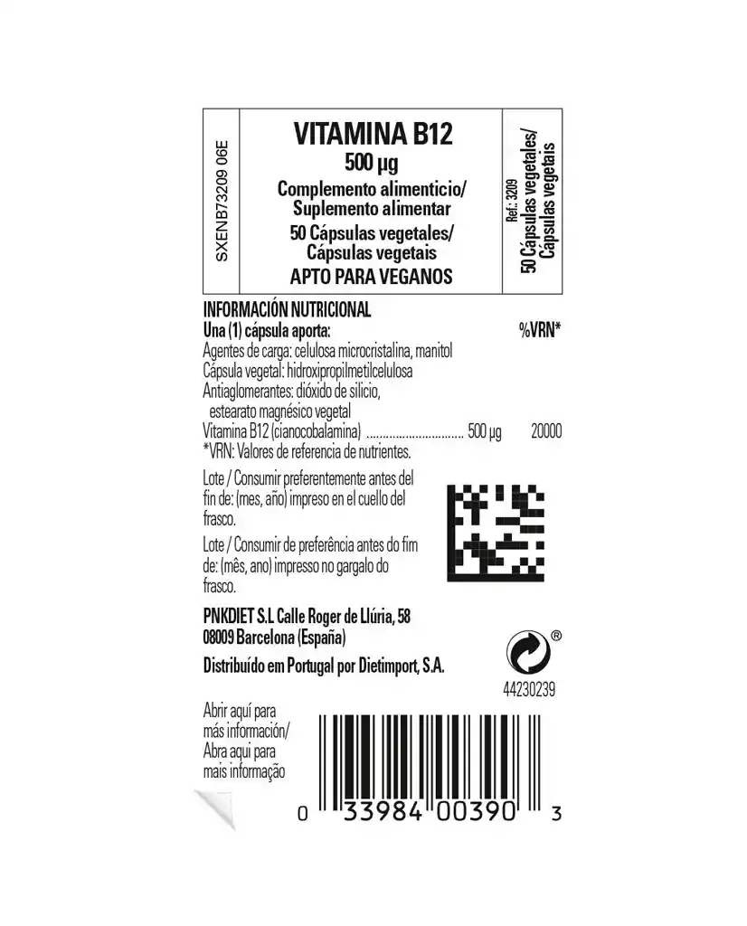 Vitamin B12 Solgar 100 Tabletas