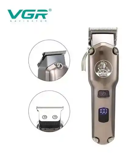 Set Maquina Motilar Cabello + Patillera Patillas Combo Vgr V-675