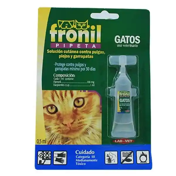 Antipulgas Y Garrapatas Gatos Fipronil Pipeta Contra Pulgas Piojos Y Garrapatas Gatos