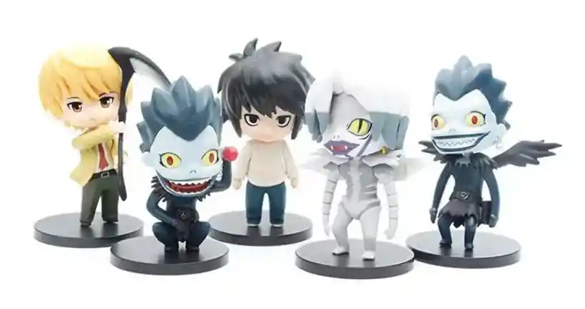 5 Figuras De 10cm Death Note