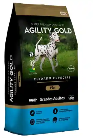 Agility Gold Grandes Adultos Piel X 1.5kg