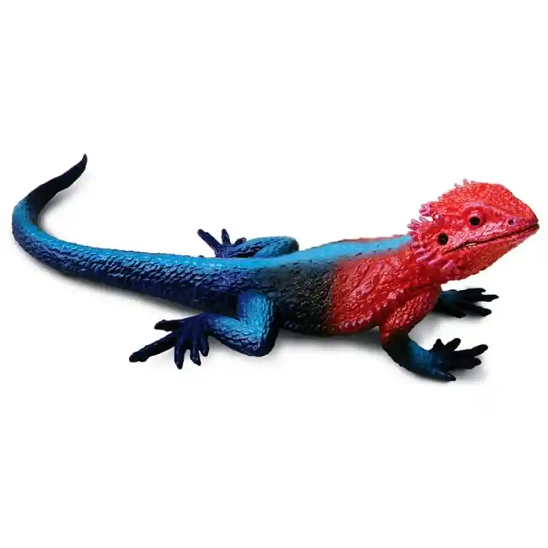 Figura Coleccionable Agama De Cabeza Plana Safari