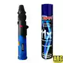 ¡super Combo! Flameador Recargable + Gas Butano 11x Premium X300ml