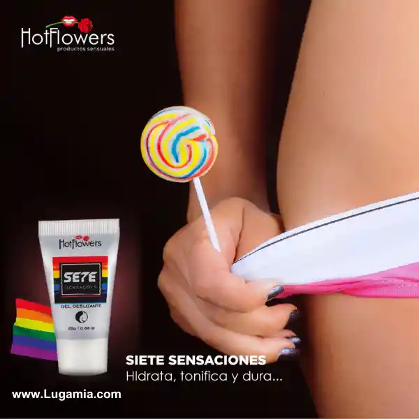 Lubricante Anal Siete Sensaciones Hot Flowers 25gr (sete Sensacoes)