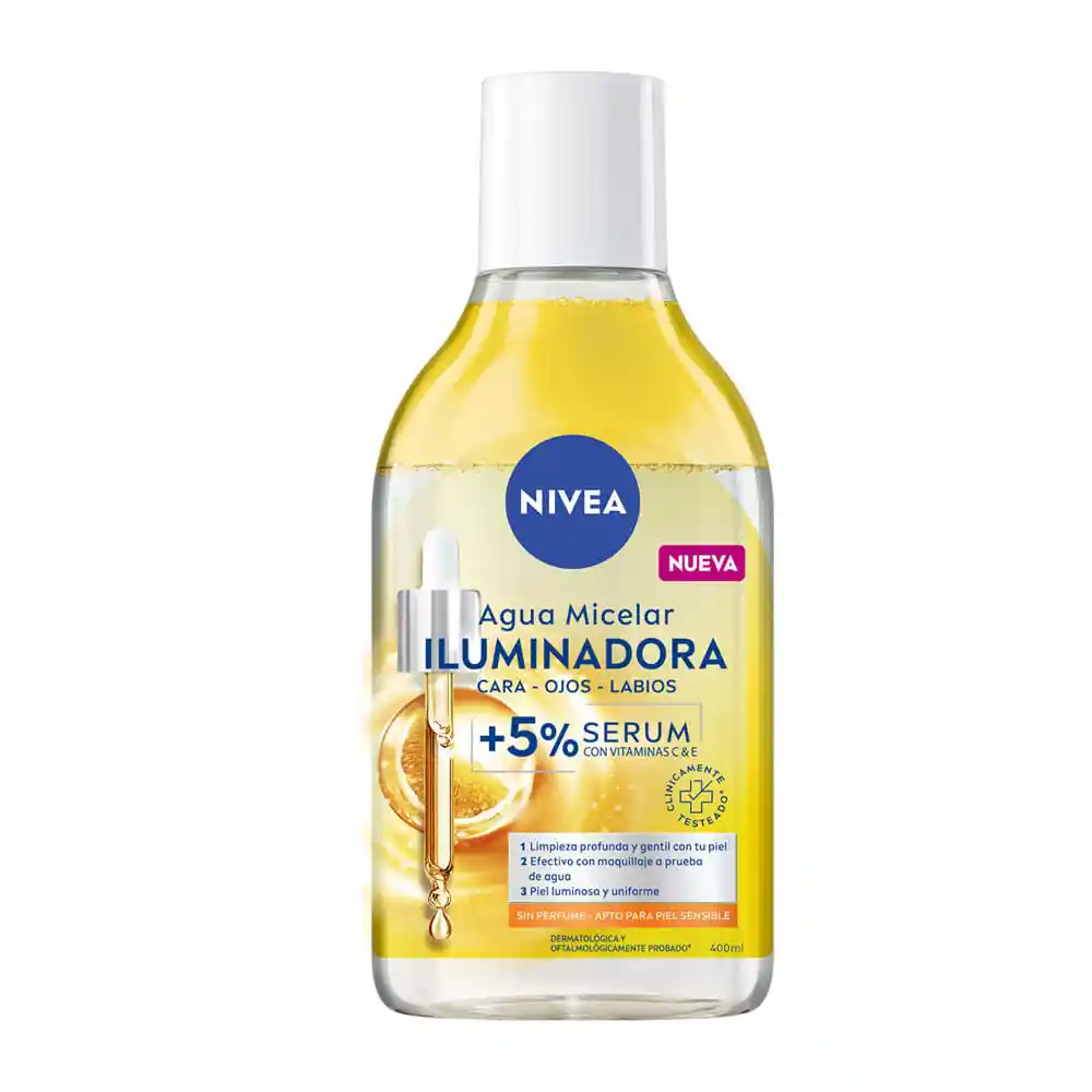 Agua Micelar Nivea Iluminadora Serum