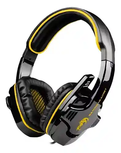 Diadema Gamer Usb Omega Hs-9021, Sonido Virtual 7.1 Surround Con Puerto Usb