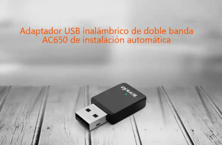 Agrega Wifi Potente! Adaptador Antena Rapida Usb Tenda U9 Inalámbrico Doble Banda Ac650 // Domicilio Compuvirtual