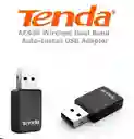 Agrega Wifi Potente! Adaptador Antena Rapida Usb Tenda U9 Inalámbrico Doble Banda Ac650 // Domicilio Compuvirtual