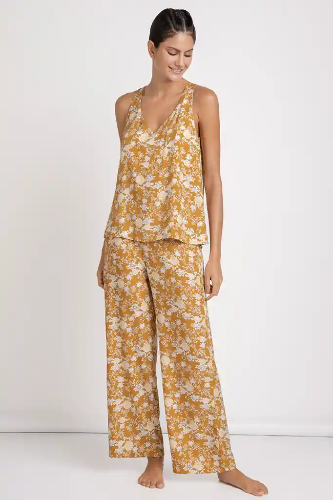 Pantalon Largo De Pijama Dama