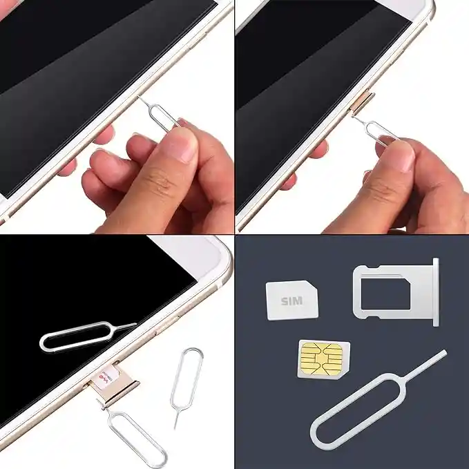 Pin Sim Card X15 Clics Aguja Bandeja Llave Herramienta Celular