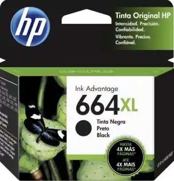 Tinta Original Hp 664 Black