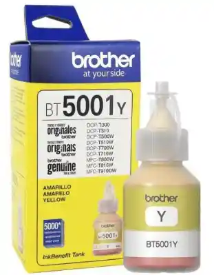 Botella De Tinta Brother Bt-5001y Yellow 48.8ml Dcp-t300