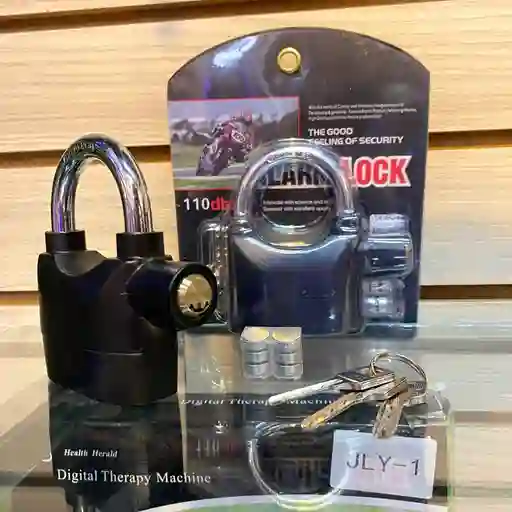 Candado Con Alarma Para Motos Y Bicicletas