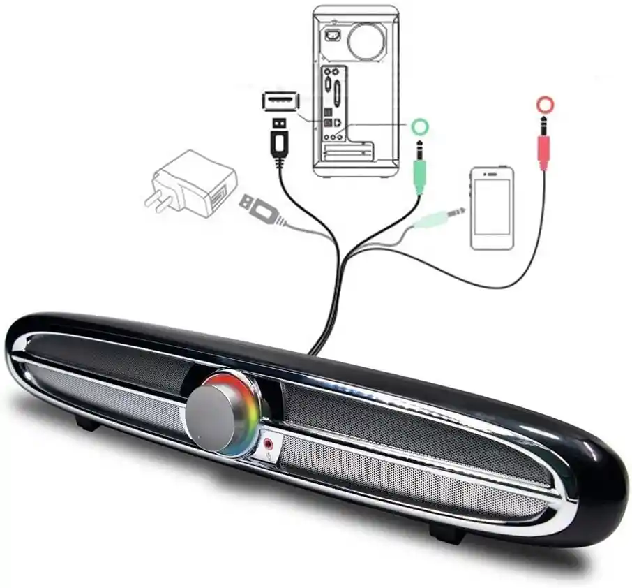 Parlante / Barra Bluetooth L7ces Led 40w Extra Bass