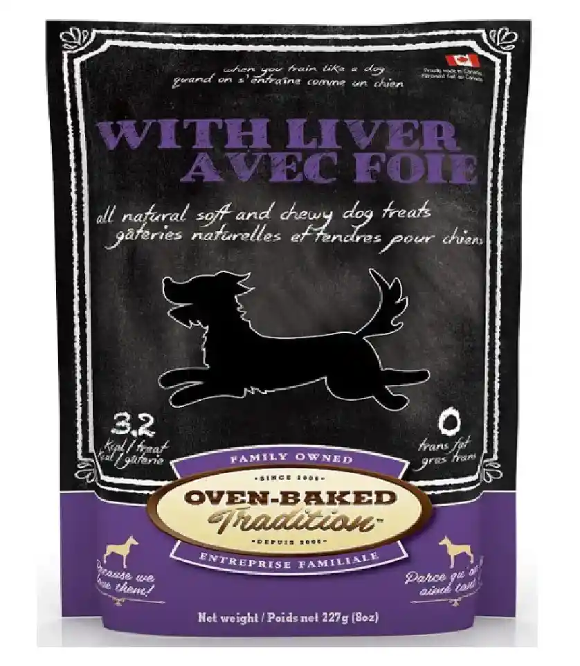 Oven Baked Trad.dog Treat Liver 227g