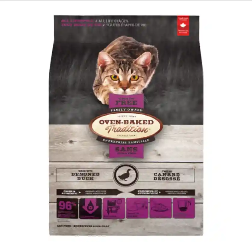 Over Baked Cat G-free Duck 2,27 Kg