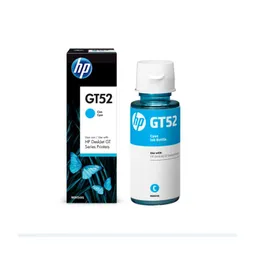 Hp Botella De Tinta Gt52 Cyan Original M0h54al