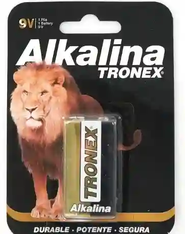 Bateria Tronex Alkalina 6lr6l/9v