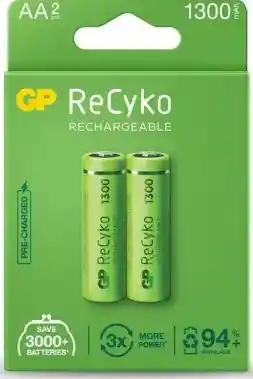 Bateria Gp Recargable 1300 Aa