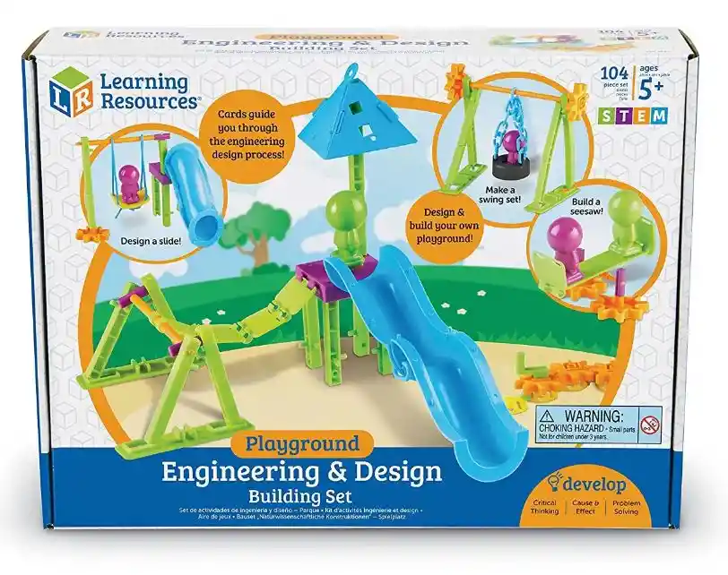 Set Ingeniería Y Construcción Parque De Juegos Stem Niños