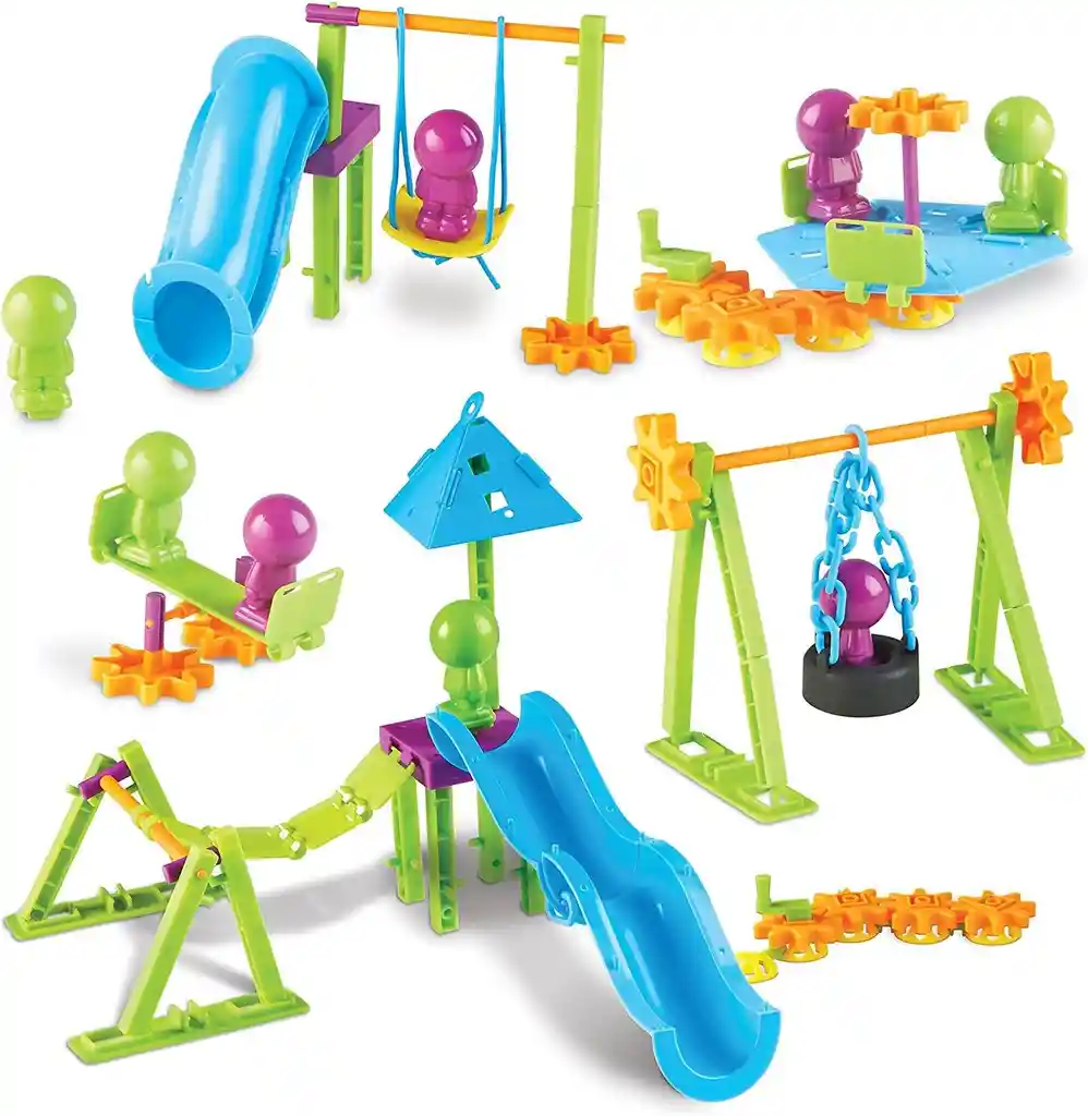 Set Ingeniería Y Construcción Parque De Juegos Stem Niños