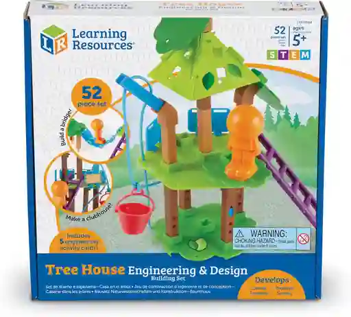 Set Ingeniería Y Construcción Casa Del Árbol Juego Stem Niño