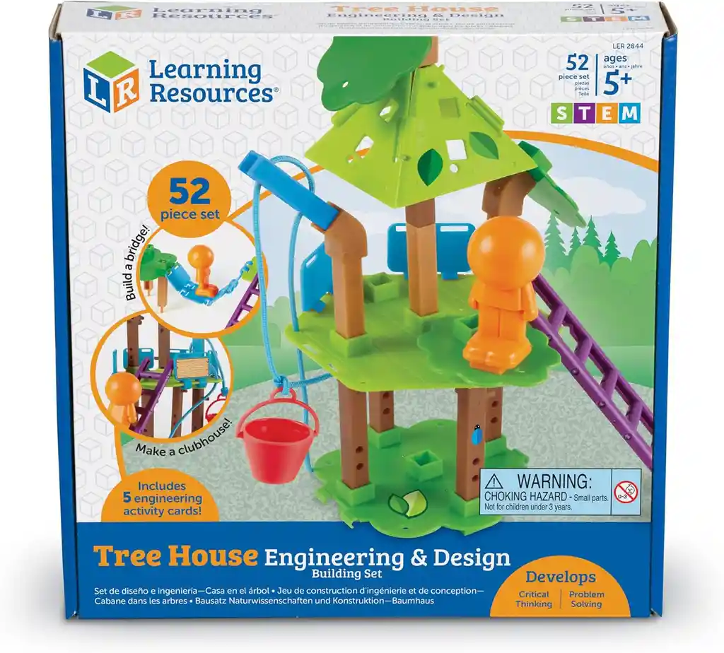 Set Ingeniería Y Construcción Casa Del Árbol Juego Stem Niño