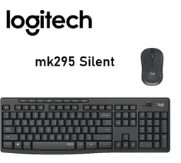 Kit De Teclado Y Mouse Inalámbrico Logitech Mk 295 Español De Color Negro