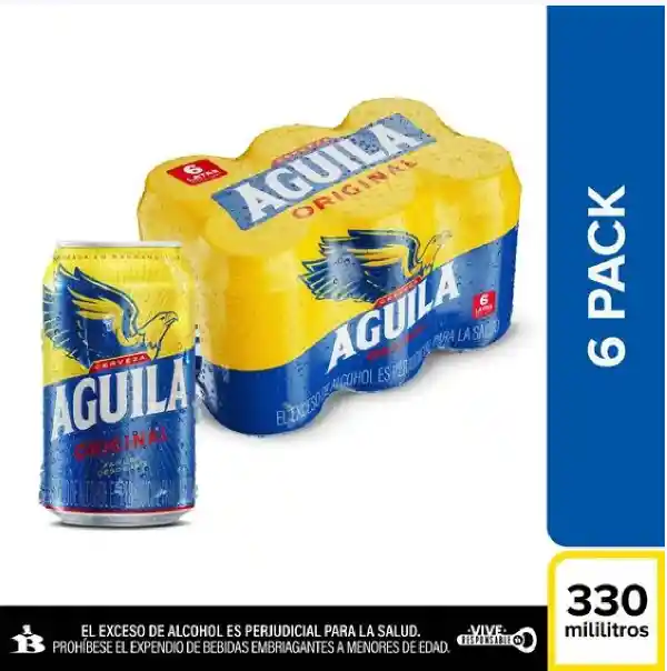 Six Pack Águila 330ml