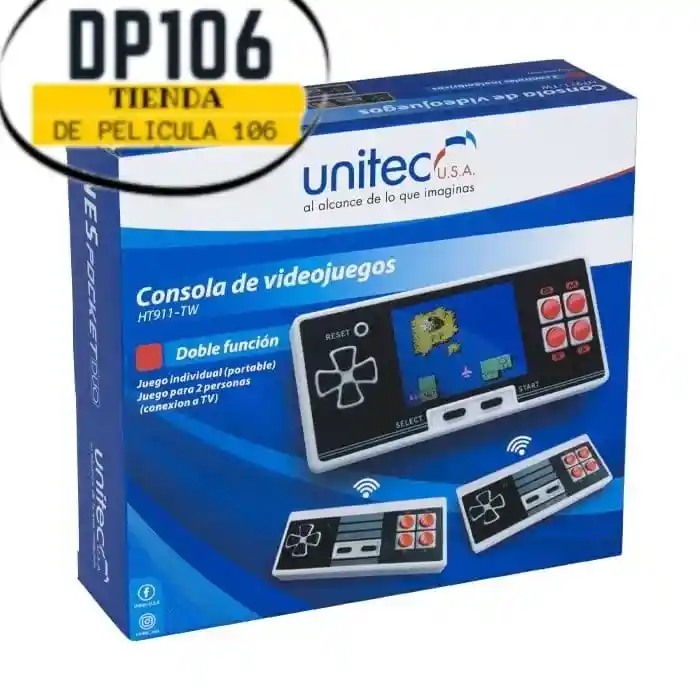 Consola De Videojuegos Retro Doble Funcion