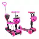 Patineta Scooter Convertible 5 En 1 Para Niños Monopatin Con Luces Led