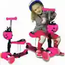 Patineta Scooter Convertible 5 En 1 Para Niños Monopatin Con Luces Led