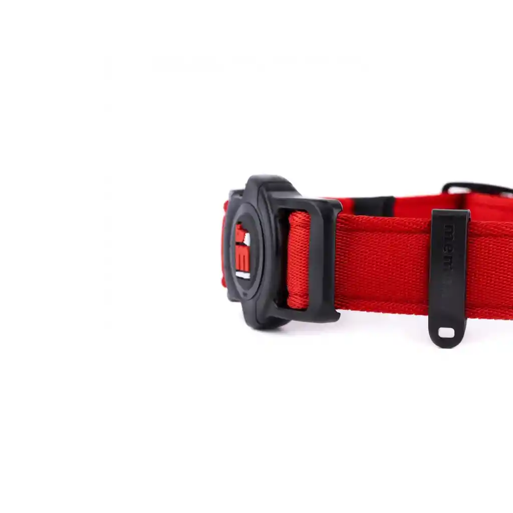 Collar Memopet Poliester Color Rojo L