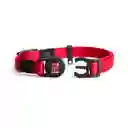 Collar Memopet Poliester Color Rojo L